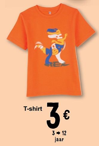 Promoties T-shirt - Huismerk - Cora - Geldig van 19/03/2024 tot 30/03/2024 bij Cora