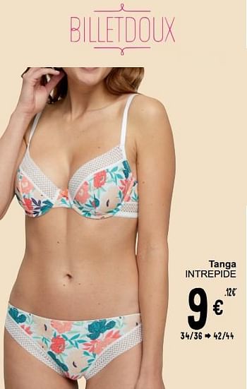 Promoties Tanga intrepide - Billet Doux - Geldig van 19/03/2024 tot 30/03/2024 bij Cora
