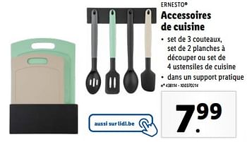 Promotions Accessoires de cuisine - Ernesto - Valide de 27/03/2024 à 02/04/2024 chez Lidl