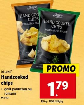 Promoties Handcooked chips - Deluxe - Geldig van 27/03/2024 tot 02/04/2024 bij Lidl