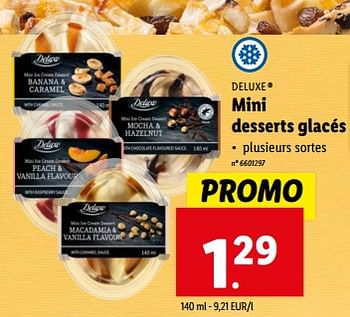 Promoties Mini desserts glacés - Deluxe - Geldig van 27/03/2024 tot 02/04/2024 bij Lidl
