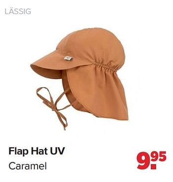 Promotions Flap hat uv caramel - Lassig - Valide de 18/03/2024 à 13/04/2024 chez Baby-Dump