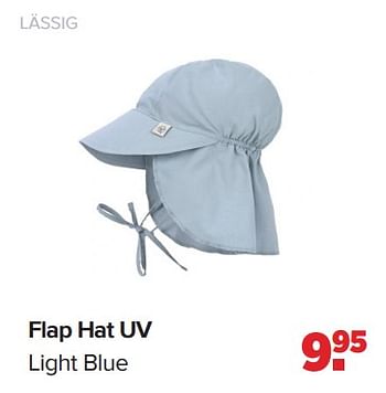 Promoties Flap hat uv light blue - Lassig - Geldig van 18/03/2024 tot 13/04/2024 bij Baby-Dump