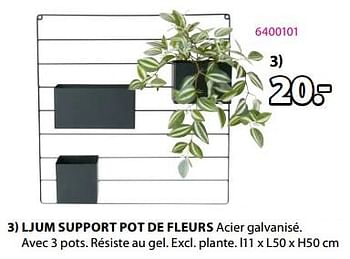 Promoties Ljum support pot de fleurs - Huismerk - Jysk - Geldig van 18/03/2024 tot 07/04/2024 bij Jysk