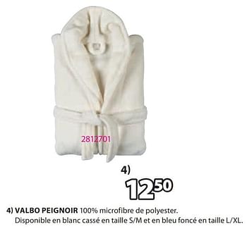 Promotions Valbo peignoir - Produit Maison - Jysk - Valide de 18/03/2024 à 07/04/2024 chez Jysk