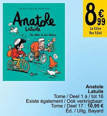 Promotions Anatole latuile - Produit maison - Cora - Valide de 19/03/2024 à 30/03/2024 chez Cora