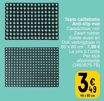 Promoties Tapis caillebotis anti-slip mat - Huismerk - Cora - Geldig van 19/03/2024 tot 30/03/2024 bij Cora