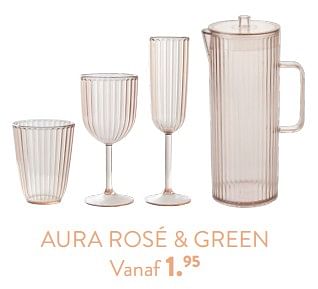Promoties Aura rosé + green - Huismerk - Casa - Geldig van 07/03/2024 tot 27/03/2024 bij Casa