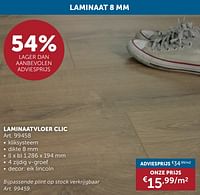 Laminaatvloer clic-Huismerk - Zelfbouwmarkt