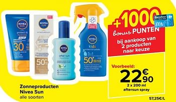 Promotions Aftersun spray - Nivea - Valide de 20/03/2024 à 02/04/2024 chez Carrefour