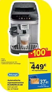 Delonghi automatische espressomachine ecam290.61.sb-Delonghi