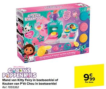 Promoties Mand van kitty fairy in boetseerklei of keuken van p’tit chou in boetseerklei - Gabby's Dollhouse - Geldig van 20/03/2024 tot 02/04/2024 bij Carrefour