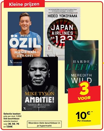 Promoties Selectie boeken - Huismerk - Carrefour  - Geldig van 20/03/2024 tot 02/04/2024 bij Carrefour