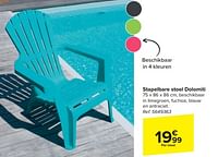 Stapelbare stoel dolomiti-Huismerk - Carrefour 