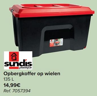 Promoties Opbergkoffer op wielen - Sundis - Geldig van 20/03/2024 tot 06/05/2024 bij Carrefour