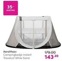 Aeromoov campingbedje instant travelcot white sand-Aeromoov