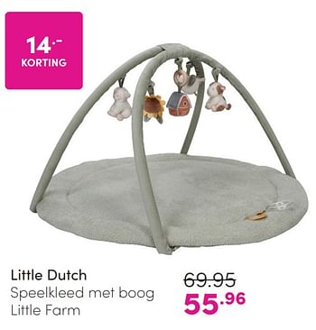 Promotions Little dutch speelkleed met boog little farm - Little Dutch - Valide de 24/03/2024 à 01/04/2024 chez Baby & Tiener Megastore