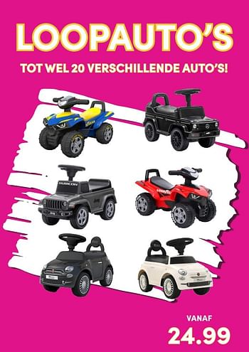 Promoties Loopauto`s - Huismerk - Baby & Tiener Megastore - Geldig van 24/03/2024 tot 01/04/2024 bij Baby & Tiener Megastore