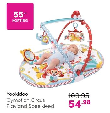 Promotions Yookidoo gymotion circus playland speelkleed - Yookidoo - Valide de 24/03/2024 à 01/04/2024 chez Baby & Tiener Megastore