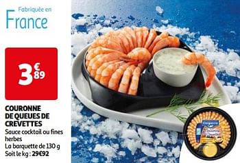 Promoties Couronne de queues de crevettes - Delpierre - Geldig van 26/03/2024 tot 01/04/2024 bij Auchan
