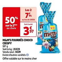M+m`s fourrés choco crispy-M&M 