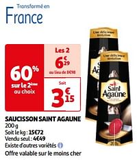 Saucisson saint agaune-Saint Agaune