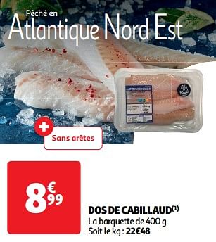 Promoties Dos de cabillaud - Huismerk - Auchan - Geldig van 26/03/2024 tot 31/03/2024 bij Auchan