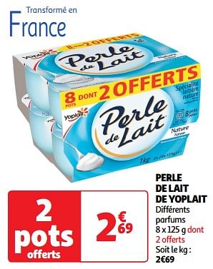 Promoties Perle de lait de yoplait - Yoplait - Geldig van 26/03/2024 tot 31/03/2024 bij Auchan