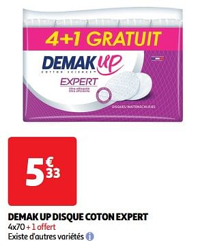 Promoties Demak up disque coton expert - Demak'Up - Geldig van 26/03/2024 tot 31/03/2024 bij Auchan
