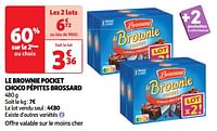 Le brownie pocket choco pépites brossard-Brossard