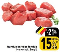 Rundvlees voor fondue-Huismerk - Cora