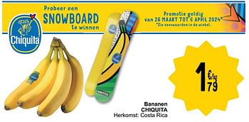 Promotions Bananen chiquita - Chiquita - Valide de 26/03/2024 à 30/03/2024 chez Cora