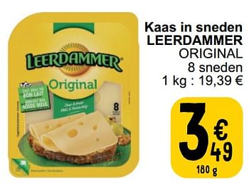 Promotions Kaas in sneden leerdammer original - Leerdammer - Valide de 26/03/2024 à 30/03/2024 chez Cora
