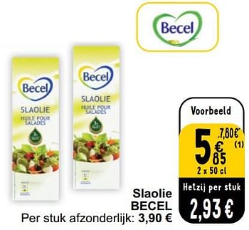 Promoties Slaolie becel - Becel - Geldig van 26/03/2024 tot 30/03/2024 bij Cora