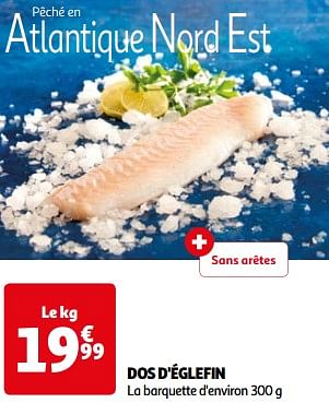 Promoties Dos d`églefin - Huismerk - Auchan - Geldig van 26/03/2024 tot 01/04/2024 bij Auchan
