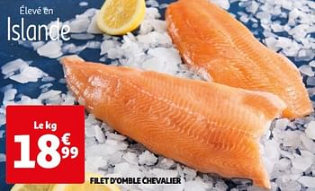 Promoties Filet d`omble chevalier - Huismerk - Auchan - Geldig van 26/03/2024 tot 01/04/2024 bij Auchan