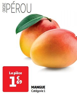 Promotions Mangue - Produit Maison - Auchan Ronq - Valide de 26/03/2024 à 31/03/2024 chez Auchan Ronq
