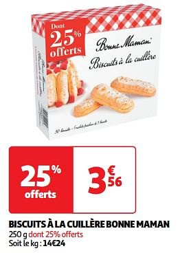 Promoties Biscuits à la cuillère bonne maman - Bonne Maman - Geldig van 26/03/2024 tot 31/03/2024 bij Auchan
