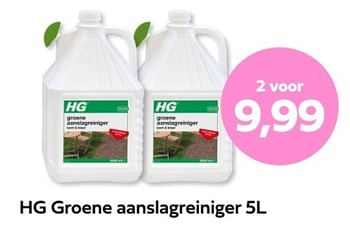 Promotions Hg groene aanslagreiniger - HG - Valide de 24/03/2024 à 31/03/2024 chez Plein