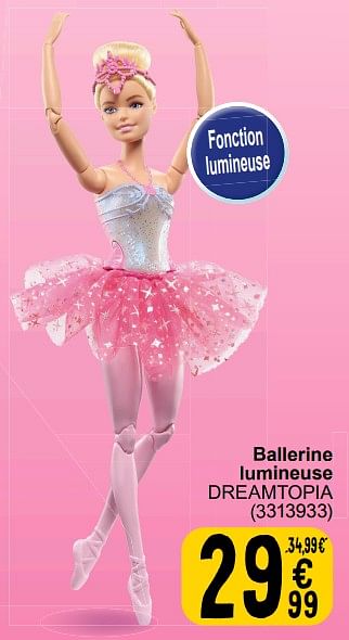Promotions Ballerine lumineuse dreamtopia - Mattel - Valide de 19/03/2024 à 08/04/2024 chez Cora