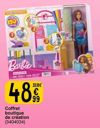 Promotions Coffret boutique de création - Mattel - Valide de 19/03/2024 à 08/04/2024 chez Cora