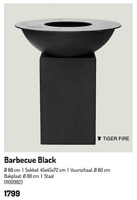 Barbecue black-Tiger Fire