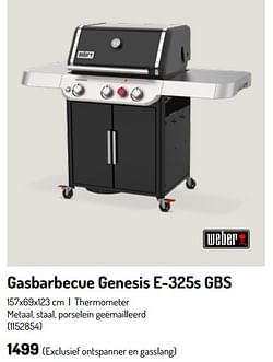 Gasbarbecue genesis e-325s gbs