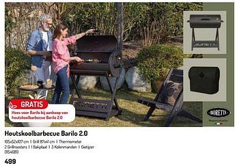 Promotions Houtskoolbarbecue barilo 2.0 - Boretti - Valide de 17/02/2024 à 31/08/2024 chez Oh'Green