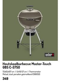 Houtskoolbarbecue master-touch gbs c-5750-Weber