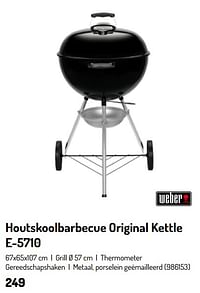 Houtskoolbarbecue original kettle e-5710-Weber