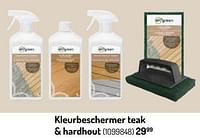 Promoties Kleurbeschermer teak + hardhout - Huismerk - Oh'Green - Geldig van 17/02/2024 tot 31/08/2024 bij Oh'Green