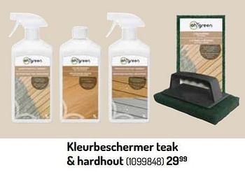 Promoties Kleurbeschermer teak + hardhout - Huismerk - Oh'Green - Geldig van 17/02/2024 tot 31/08/2024 bij Oh'Green