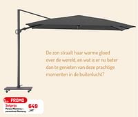 Parasol monterey + parasolvoet monterey-Huismerk - Oh