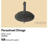 Parasolvoet chicago-Jardinico